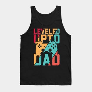 Leveled Up To Dad - Pregnancy Tank Top